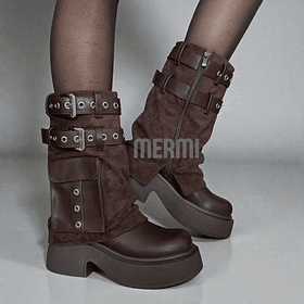 BOTAS MEDIA CAÑA MARRON 5323