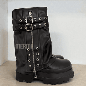 BOTAS 5316 ECO CUERO NEGRO