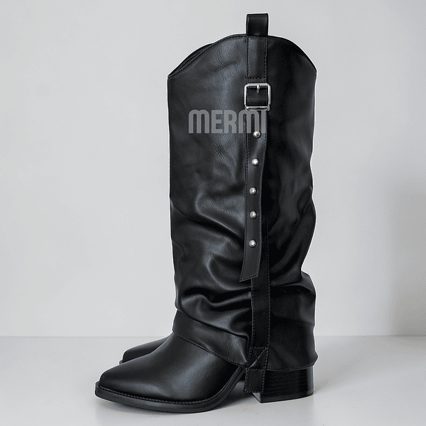 BOTAS 5380 ECO CUERO NEGRO 