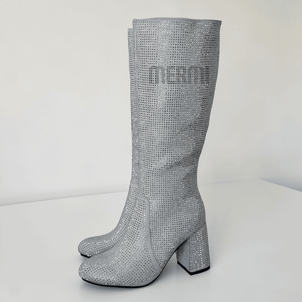 BOTAS 5362 BRILLO PLATEADO