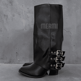 BOTAS ECO CUERO NEGRO 2638