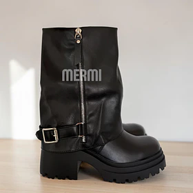 BOTIN G25 ECO CUERO NEGRO 
