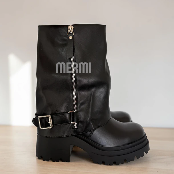 BOTIN G25 ECO CUERO NEGRO 
