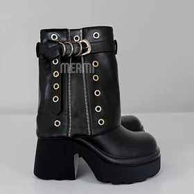 BOTIN 5325 ECO CUERO NEGRO