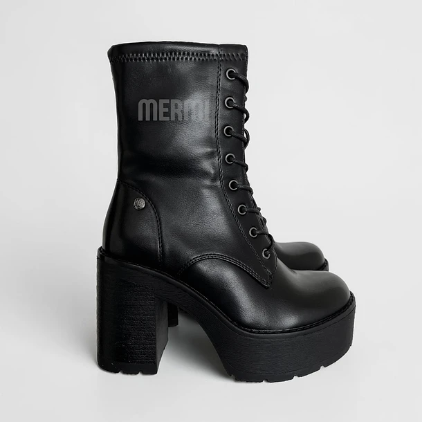 BOTAS K49 ECO CUERO NEGRO