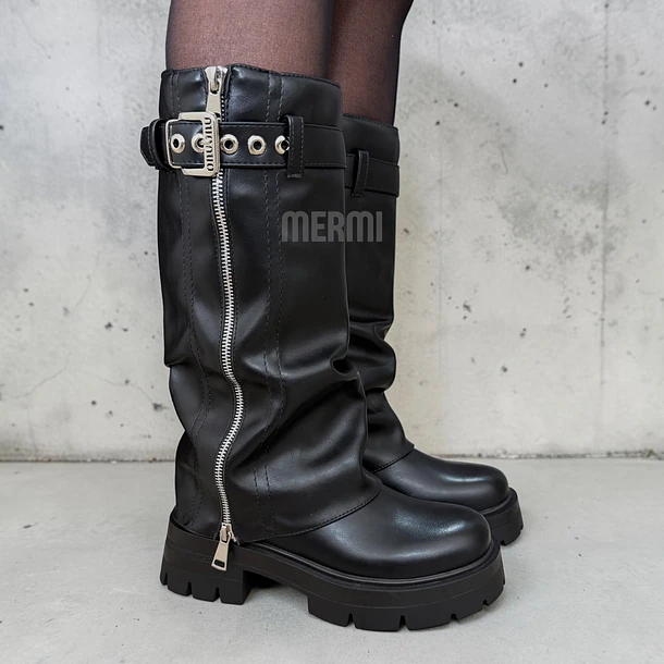 BOTAS 2686 LARGAS NEGRO
