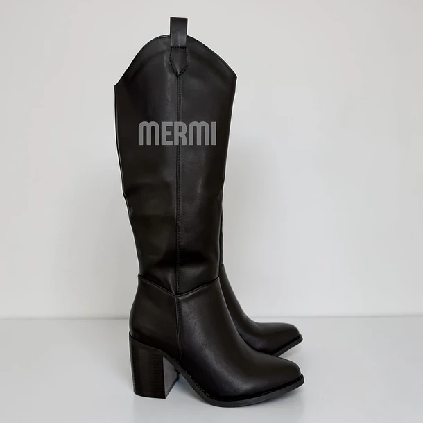 BOTAS TEXANAS G51 LARGAS NEGRO