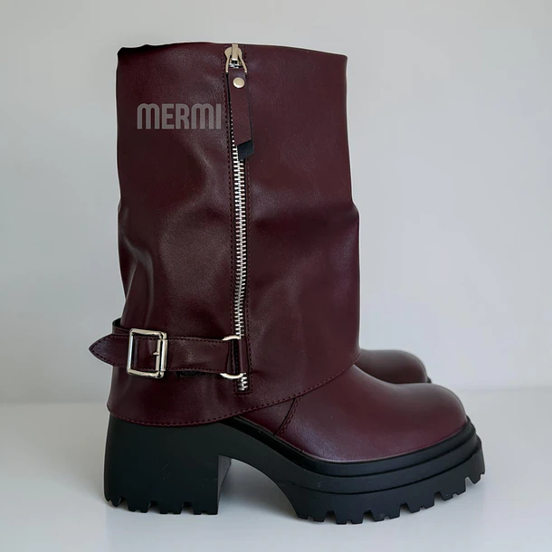 BOTIN G25 ECO CUERO BURDEOS