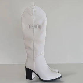 BOTAS TEXANAS G51 LARGAS BLANCO