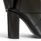 BOTAS LARGAS ECO CUERO NEGRO 2526-1 HEBILLAS 2
