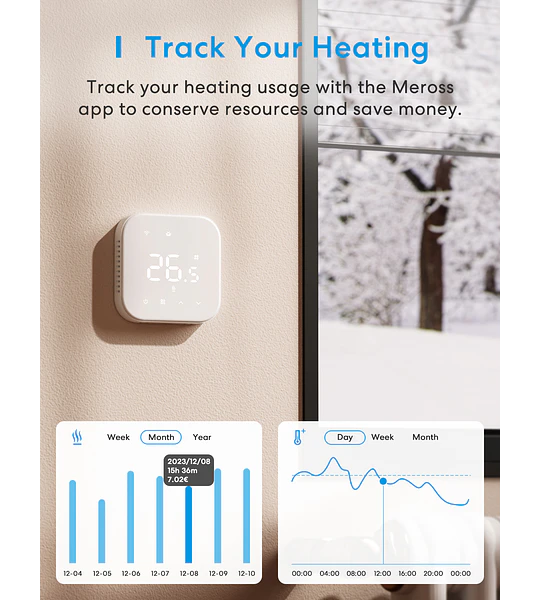 MTS215B Termostato inteligente Wi-Fi 