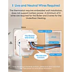 MTS215B Termostato inteligente Wi-Fi 