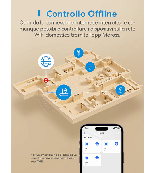 Enchufe inteligente Wi-Fi MSS210PZT IT