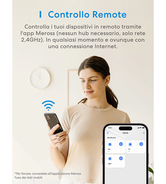 Enchufe inteligente Wi-Fi MSS210PZT IT