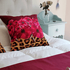 Piecera Animal Print flores 