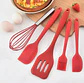 Conjunto de 5 utensílios de cozinha de silicone - Thumbnail 1