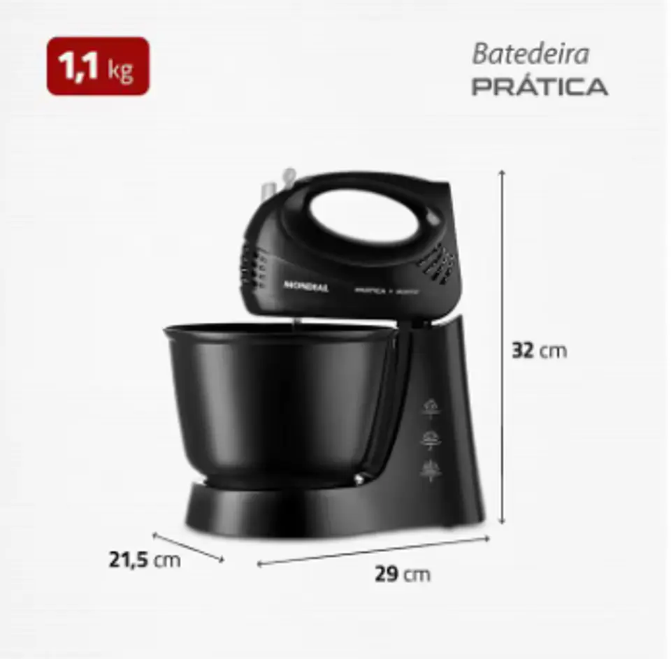 Batedeira Mondial 400W 4