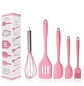 Conjunto de 5 utensílios de cozinha de silicone - Thumbnail 4