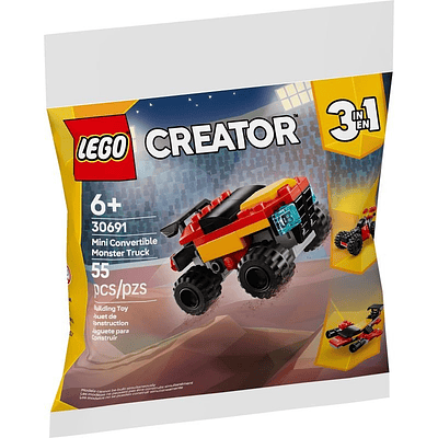 LEGO Creator 3 in 1 Mini Convertible Monster Truck Toy 30691