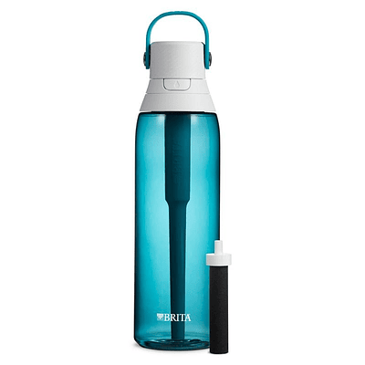 Brita Water Bottle Plastic Water Bottle with Water Filter