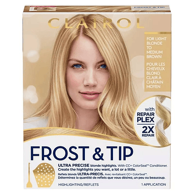 Clairol Nice'n Easy Frost and Tip Permanent Hair Color Dye Highlighting Kit