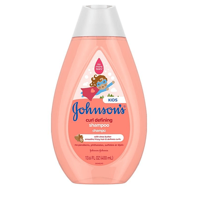 Johnson's Kids Curl-Defining Shampoo, Shea Butter, for Toddler's Hair - 13.6 fl oz