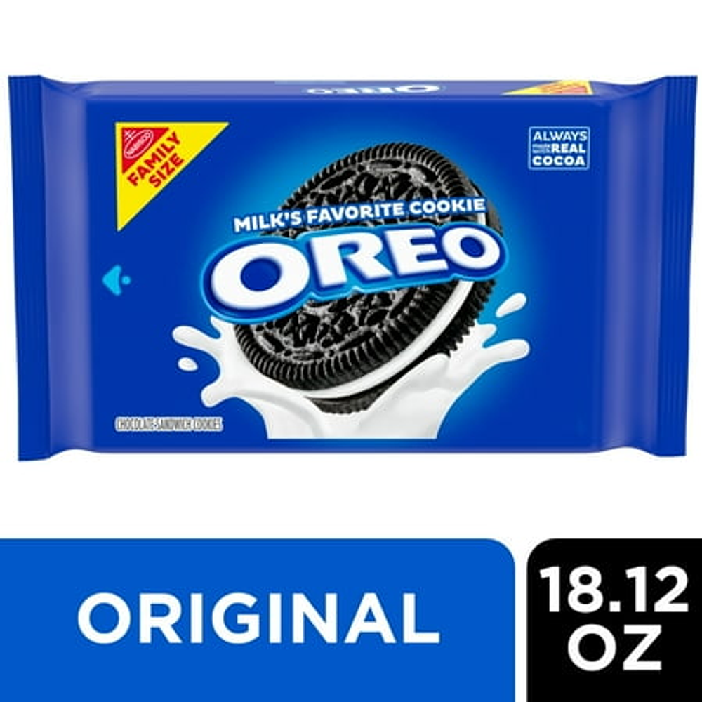 Oreo Chocolate Sandwich Cookies Family Size - 18.12oz