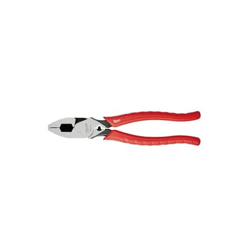 Milwaukee 48-22-6100 9 Inch Leverage Lineman Pliers w/ Crimper and Pipe Reaming Head Design