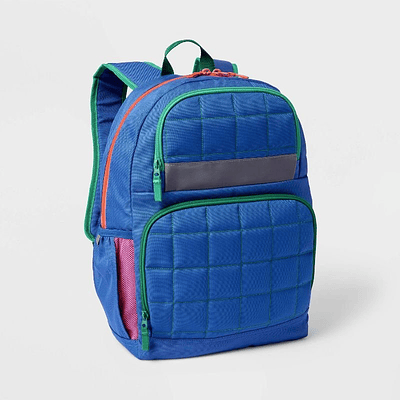 Kids Novelty 17 Backpack Quilted Blue - Cat & Jack™️