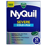 Vicks NyQuil Severe Cold & Flu Medicine Liquicaps - 24ct