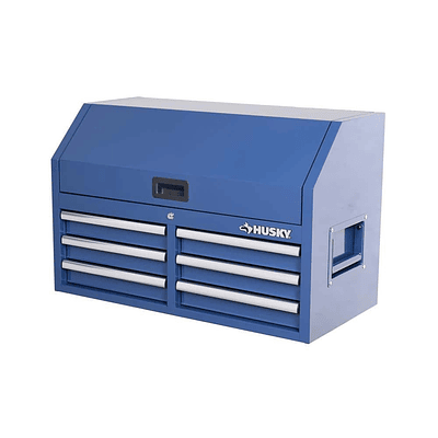 36 in. 6-Drawer Blue Top Tool Chest