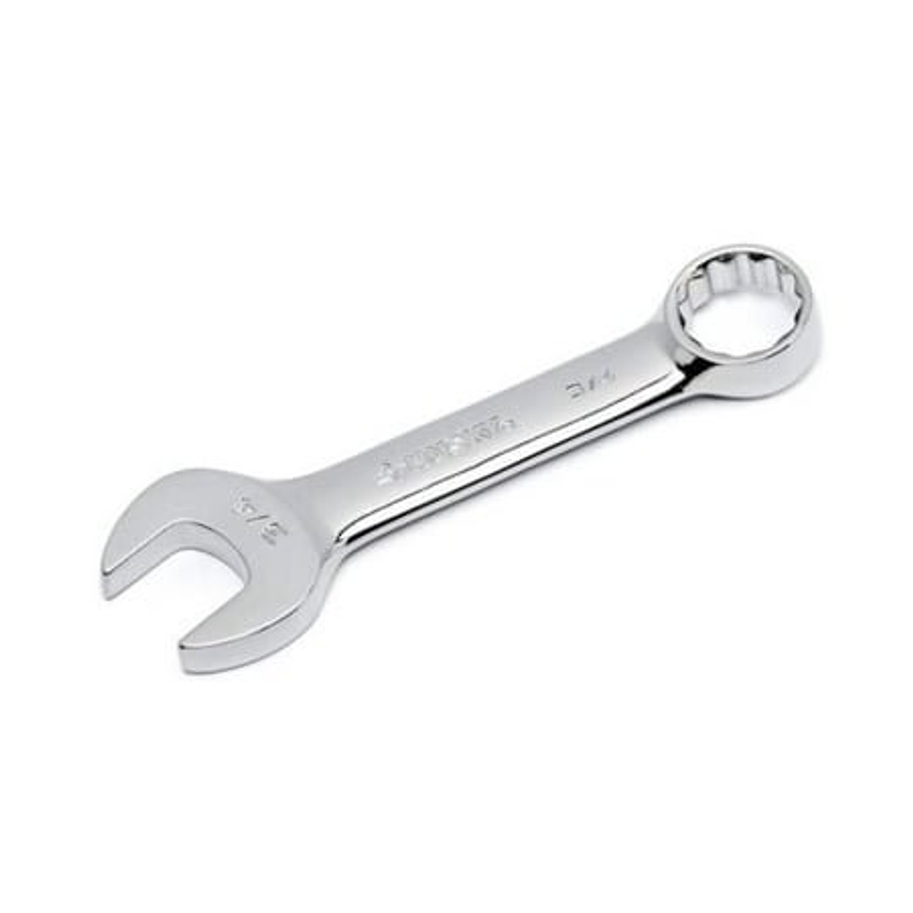Stubby Ratcheting SAE/MM Combination Wrench Set (10-Piece)