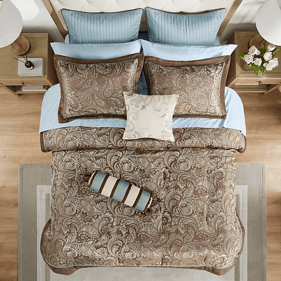 12pc Jacquard Comforter Set - Madison Park