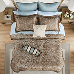 12pc Jacquard Comforter Set - Madison Park