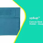 Canvas Desk Tool Holder Deep Sea Blue - up&up™: Office Supplies Organizer, Polyester Canvas, 15" Height, 18" Width