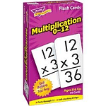 Trend Enterprises Math Flash Cards Ages 8 & Up  White
