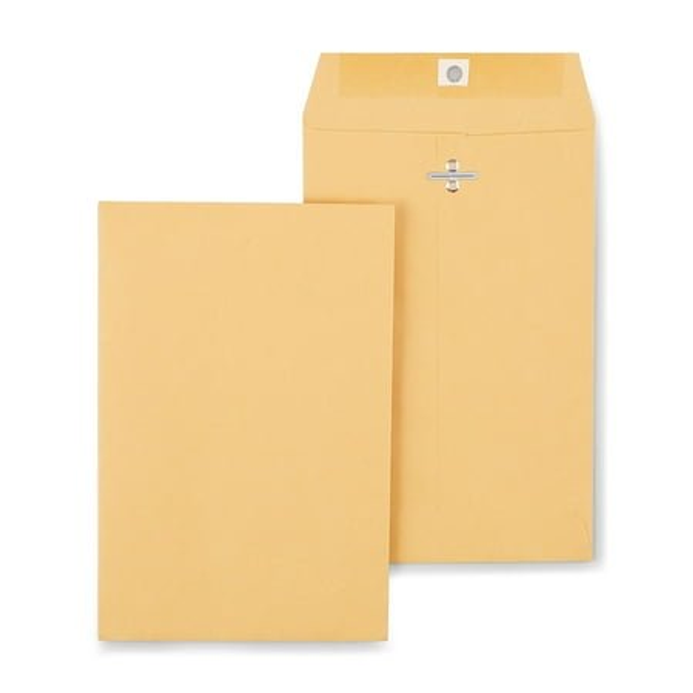 Staples Kraft Clasp Envelopes Brown 12/Pack (594411/19003)