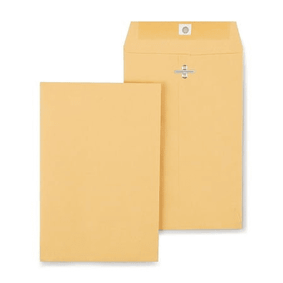 Staples Kraft Clasp Envelopes Brown 12/Pack (594411/19003)