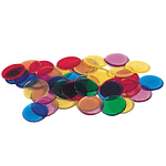 Learning Resources Transparent Color Counting Chips  Math Manipulatives  Ages 5+