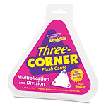 Trend Enterprises Three-Corner Multiplication and Division Flash Cards  Set of 46