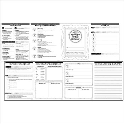 EXPOSITORY WRITING ORGANIZER FOLD OUTS GR 2-3 30 SET