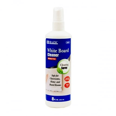 BAZIC Whiteboard Cleaner 8Oz  Low-Odor Cleaning Spray  1-Pack