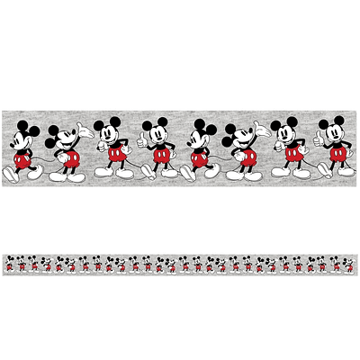 Eureka EU-845665 Mickey Mouse Throwback Mickey Poses Deco Trim