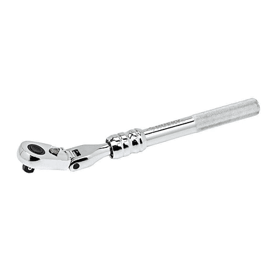 Husky Ratchet Socket Wrench 3/8 in. Drive Low-Profile Flex-Head Extendable Tool H38FERAT