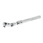 Husky Ratchet Socket Wrench 3/8 in. Drive Low-Profile Flex-Head Extendable Tool H38FERAT