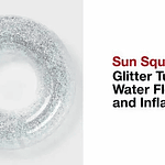 36" Inflatable Glitter Swim Tube - Sun Squad™