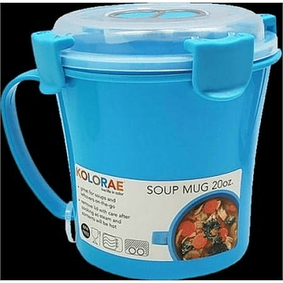 KOLORAE SOUP MUG 20OZ ASSORTED