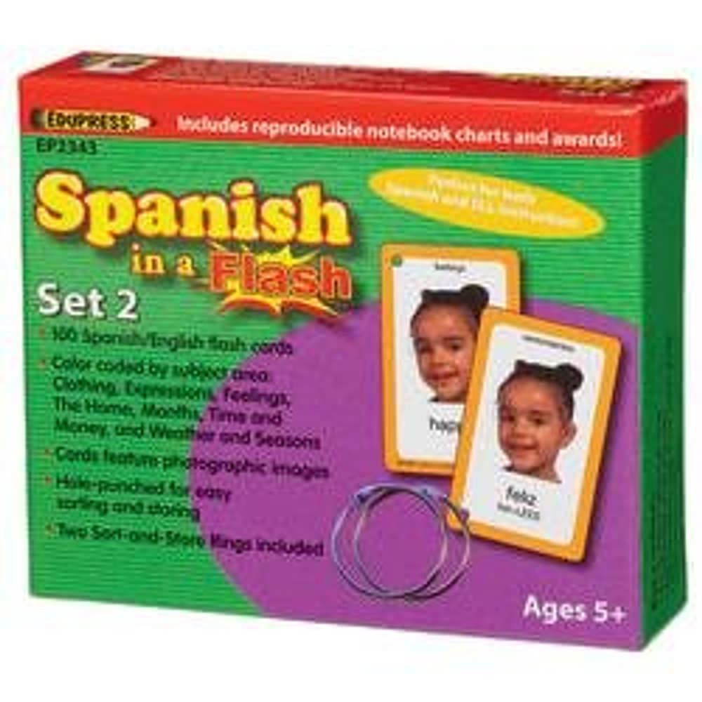 Edupress Spanish in a Flash Set 2