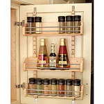 Rev-A-Shelf Large Adjustable 3-Shelf Cabinet Door Mount Spice Rack  4ASR-21
