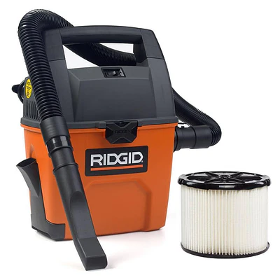 RIDGID WD3050 3 Gal. 3.5-Peak HP Portable Pro Wet Dry Vac
